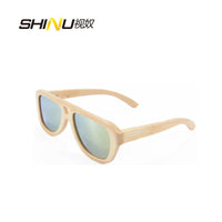 New Latest Fashion Custom Made Bamboo Sunglasses - sparklingselections