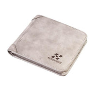 new men's retro matte PU leather Wallets - sparklingselections