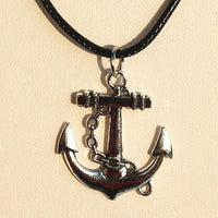 Anchor Chain Pendant Necklaces - sparklingselections