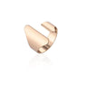New Fashion Gold color Open Punk Big Dome Rings