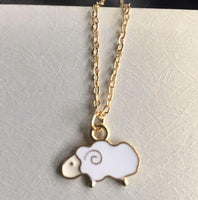 Women's New Simple Small Drops Sheep Pendant Necklace Nice Jewelry - sparklingselections