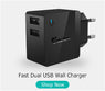 Universal Travel USB wall Charger Adapter