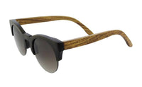 New Half Rim Wood Bamboo Sunglasses for Women - sparklingselections