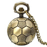 Unisex Vintage Football Pendant Antique Pocket Watch