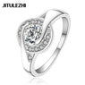 Inlaid Crystal Brilliant Lovely Finger Rings