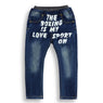 new simple style printed Letter pattern Denim Jeans size 456t