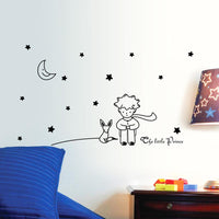 Moon Star Vinyl Wall Sticker Decal - sparklingselections