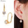 Zircon Small Clip On Earrings for Women
