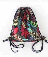 Summer Leaf Pattern String Shoulder Bags for Women - sparklingselections