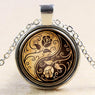 Time Glass Pendant Necklace Sweater Chain Necklace