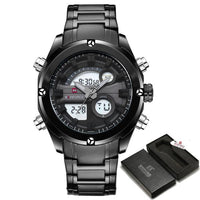 Top Luxury Brand Men Full Steel Sport Watches - sparklingselections