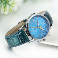 Luxury Waterproof Leather Relogio Masculino Quartz Wristwatches