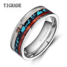 Vintage 8mm Men Wedding Ring