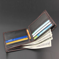 New Brand Men Bifold Business Leather Wallet - sparklingselections