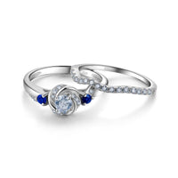 Sterling Silver Ring Round Jewelry For Women - sparklingselections