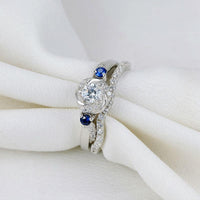 Sterling Silver Ring Round Jewelry For Women - sparklingselections