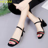 new summer high-heeled sandals for woman size 567