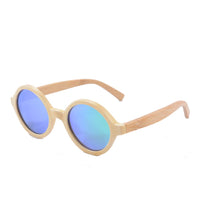 New Wood Bamboo Mirror Coating Sun Glasses For Unisex Polaroid UV400 protection Fashionable Eyewear Glasses - sparklingselections