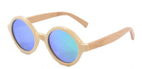 New Wood Bamboo Mirror Coating Sun Glasses For Unisex Polaroid UV400 protection Fashionable Eyewear Glasses - sparklingselections