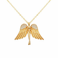 Women's Angel Bridal Charm Necklace For Wedding Party - sparklingselections