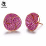 Zircon Flower Stud For Women