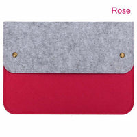 new Wool Felt Notebook Laptop Sleeve Bag Case Cover For Macbook size 11 - sparklingselections