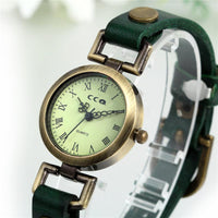 Women Leather Wristwatch - sparklingselections