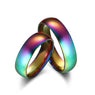 Rainbow Colorful Titanium Steel Ring