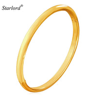 Gold Color Bangle Round Bracelets Bangles - sparklingselections