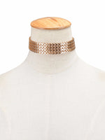 Wide Women Choker Gold Necklace – sparklingselections