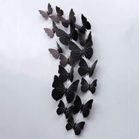 Hot 12pcs/set PVC Butterfly Home Decor Wall Stickers