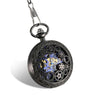 Vintage Unique Retro Pendant Classic Steel Mechanical Pocket Watch