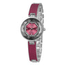 New Women Stainless Steel Bracelet Style Diamond Mirror Watch