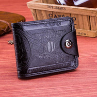 new Men Vintage PU Leather Designer Wallets - sparklingselections