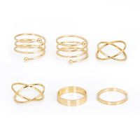 Gold Color Knuckle Rings for women Finger Ring - sparklingselections