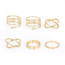 Gold Color Knuckle Rings for women Finger Ring