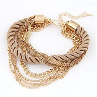 Fashion Luxury Braided Multilayer Bracelet - sparklingselections