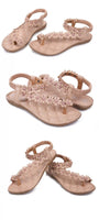 new women comfort flower summer sandal size 65758 - sparklingselections