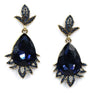 new Rhinestone Flower Shaped crystal Earings For Women