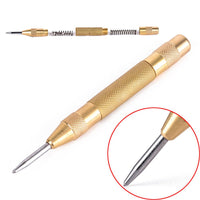 Automatic Center Punch HSS Spring Loaded Marking Starting Holes Tool - sparklingselections