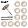 30mm Mini Diamond Saw Blade Silver Cutting Discs 10pcs/set