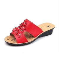 new women flower rhinestone sandal size 75859 - sparklingselections