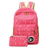 new Fashion Star Canvas Backpack for School