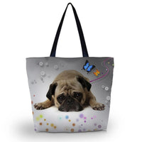 New Dogs Prints Summer Beach Handbag - sparklingselections