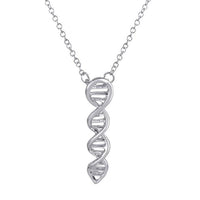 DNA Molecule Biology Necklaces for Women - sparklingselections