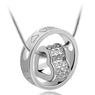 Rhinestone Heart Bridal Wedding Jewellery Pendant Necklaces