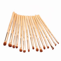 Beauty Bamboo Professional Makeup Brushes Set 15pcs - sparklingselections