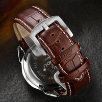 New Men Fashion Sports Leather Strap Watch - sparklingselections