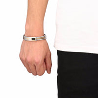 Men 3 Row Wire Chain Bracelet - sparklingselections