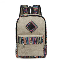 new Women Ethnic Canvas Backpack - sparklingselections